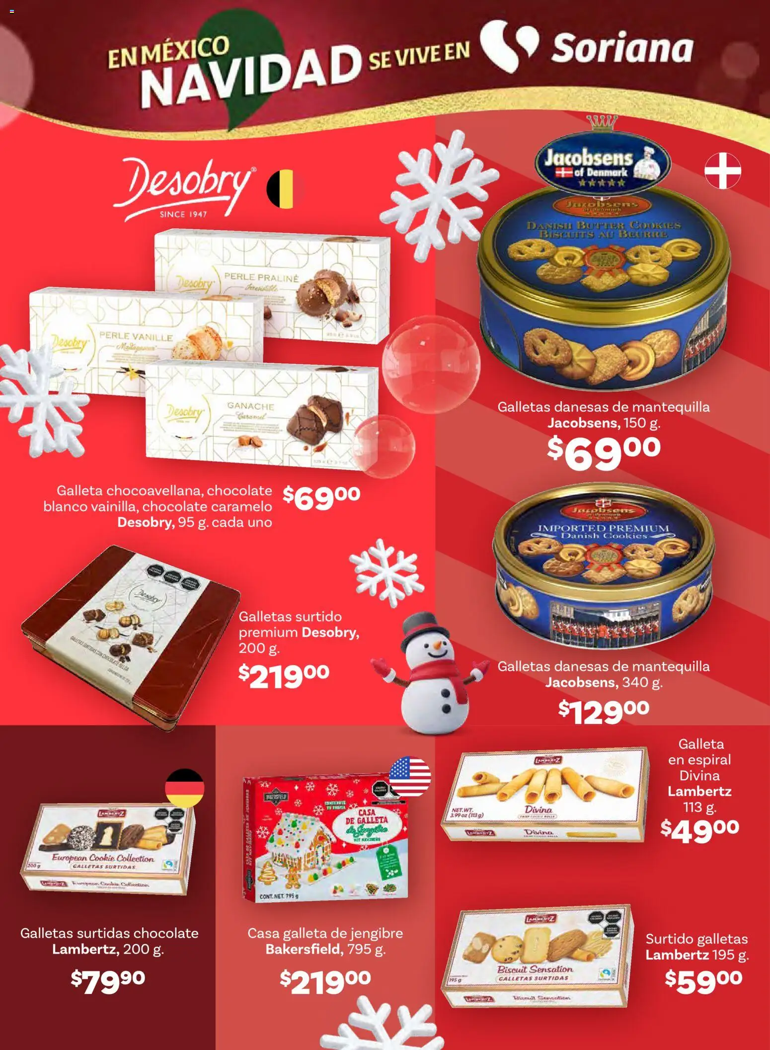 Nuevas ofertas de Soriana válidas en toda la República Mexicana desde el 11.12.2025. ¡Encuentra las mejores ofertas en Soriana - Preciazazaso Híper: Camp, Chia, Oax, Q. Roo, Tab, Yuc! | Página: 41 | Productos: Mantequilla, Chocolate, Galletas