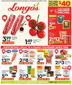 Preview of Longo's weekly flyer / circulaire from shop Longo's valid from 13.11.2025