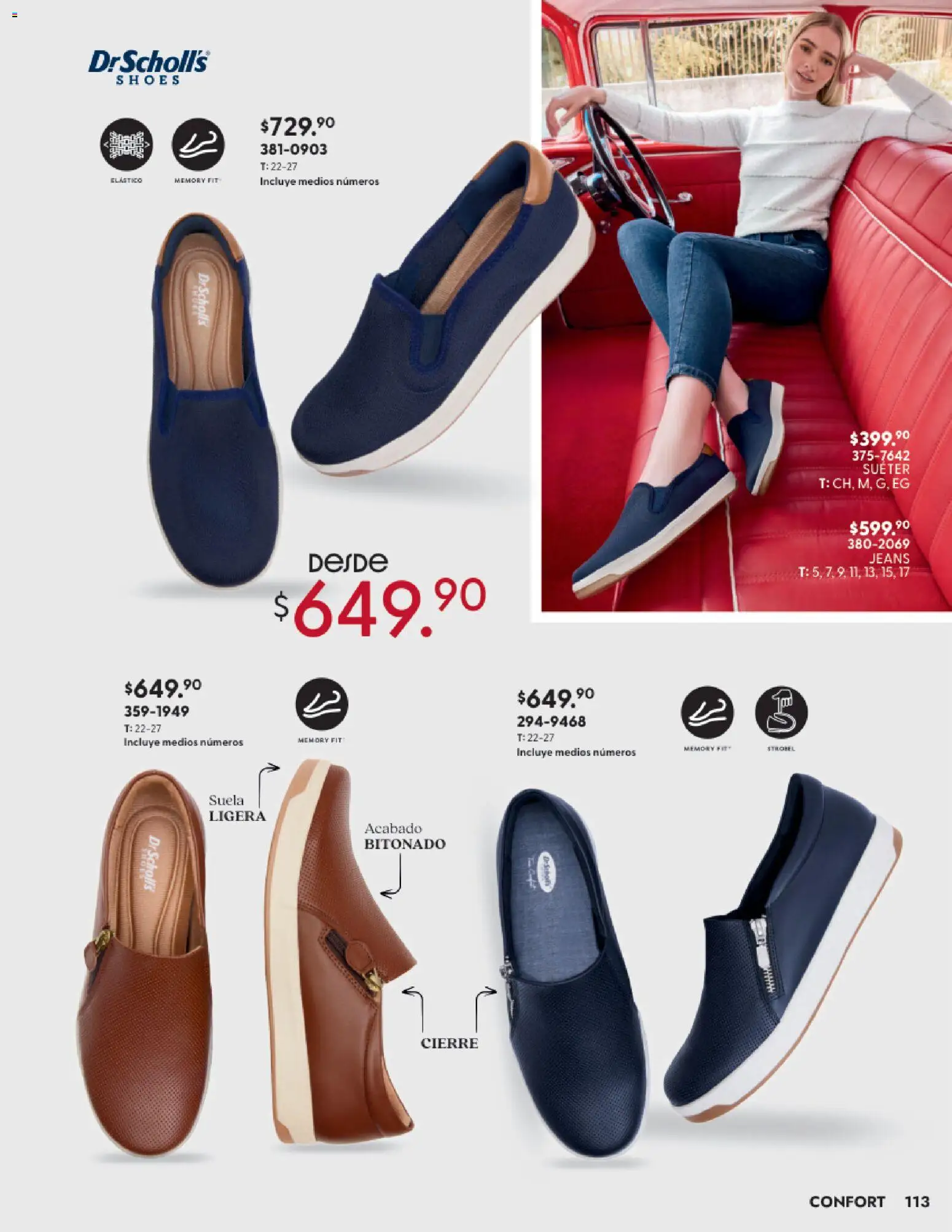 Nuevas ofertas de Andrea válidas en toda la República Mexicana desde el 24.08.2025. ¡Encuentra las mejores ofertas en Andrea - Catálogo Calzado Dama! | Página: 113 | Productos: Suéter