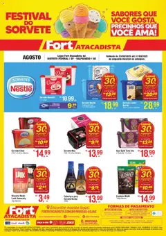 Fort Atacadista - Ofertas Sorvete - Pré-Visualização do folheto da loja Fort Atacadista, válido de 23.08.2025