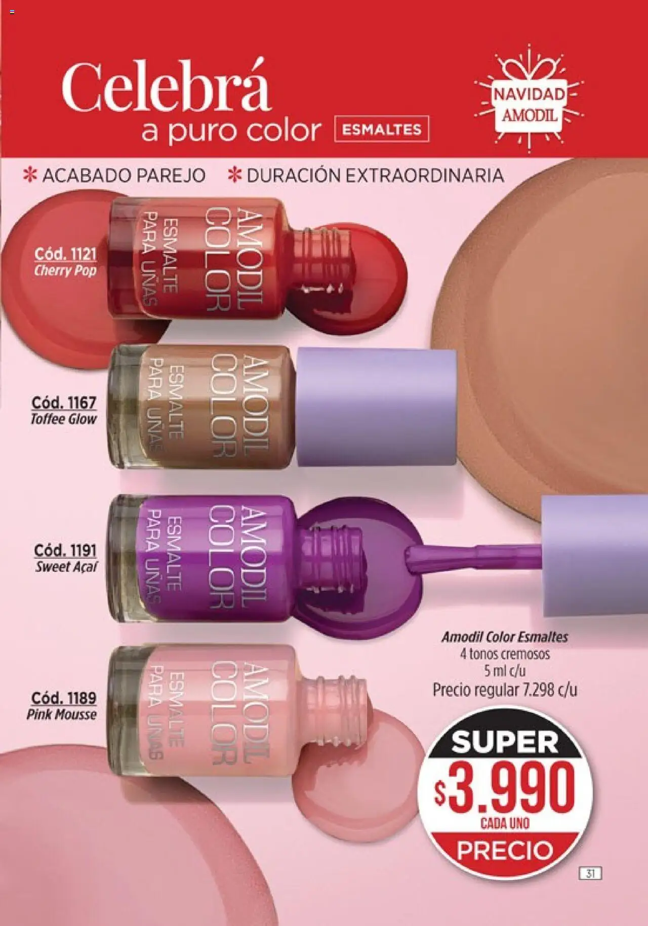 Catálogo Amodil Campaña 17/2025 │ válido desde el 14.10.2025 | Página: 31 | Productos: Mousse