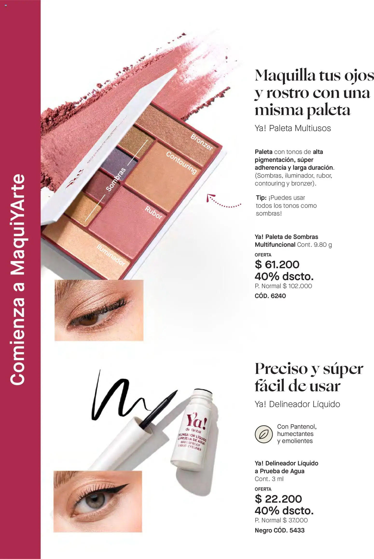 Yanbal revista - valida desde el 28.02.2026 | Página: 74 | Productos: Agua, Rubor, Delineador