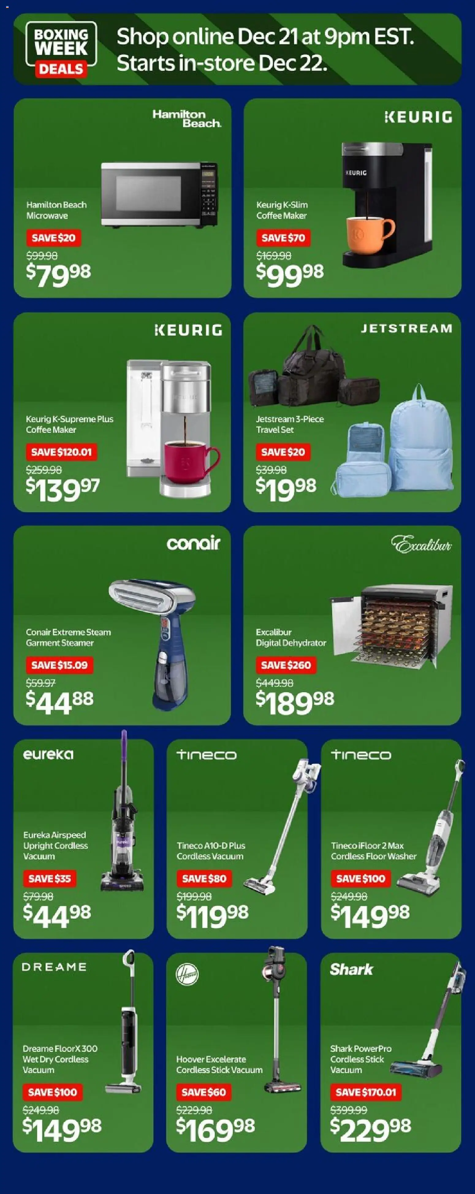 Walmart flyer valid from 21.12.2025 | Page: 8 | Products: Coffee maker, Coffee