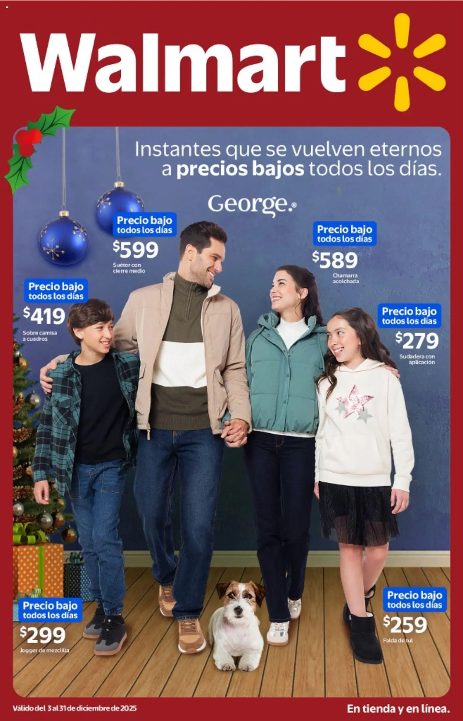 Nuevas ofertas de Walmart válidas en toda la República Mexicana desde el 03.12.2025. ¡Encuentra las mejores ofertas en Walmart catálogo Ropa de invierno ! | Página: 1 | Productos: Suéter, Chamarra, Sudadera, Falda
