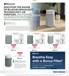 Harvey Norman catalogue - valid from 09.09.2025 | Page: 21 | Products: Accessories, Date, Fan, Air purifier