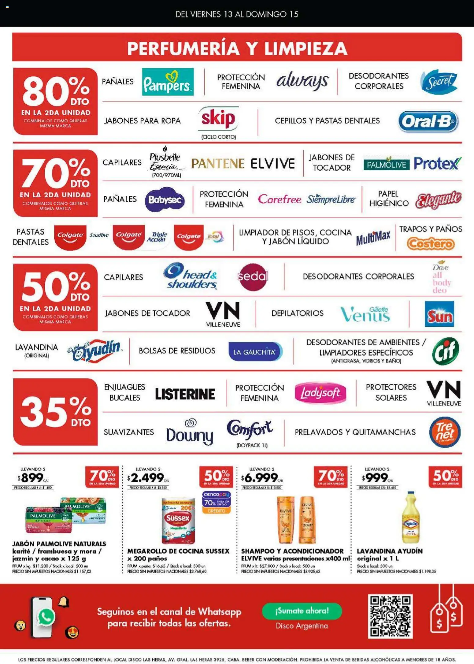 Disco - Ofertas | Córdoba │ válido desde el 12.03.2026 | Página: 6 | Productos: Body, Baño, Jabón líquido, Acondicionador