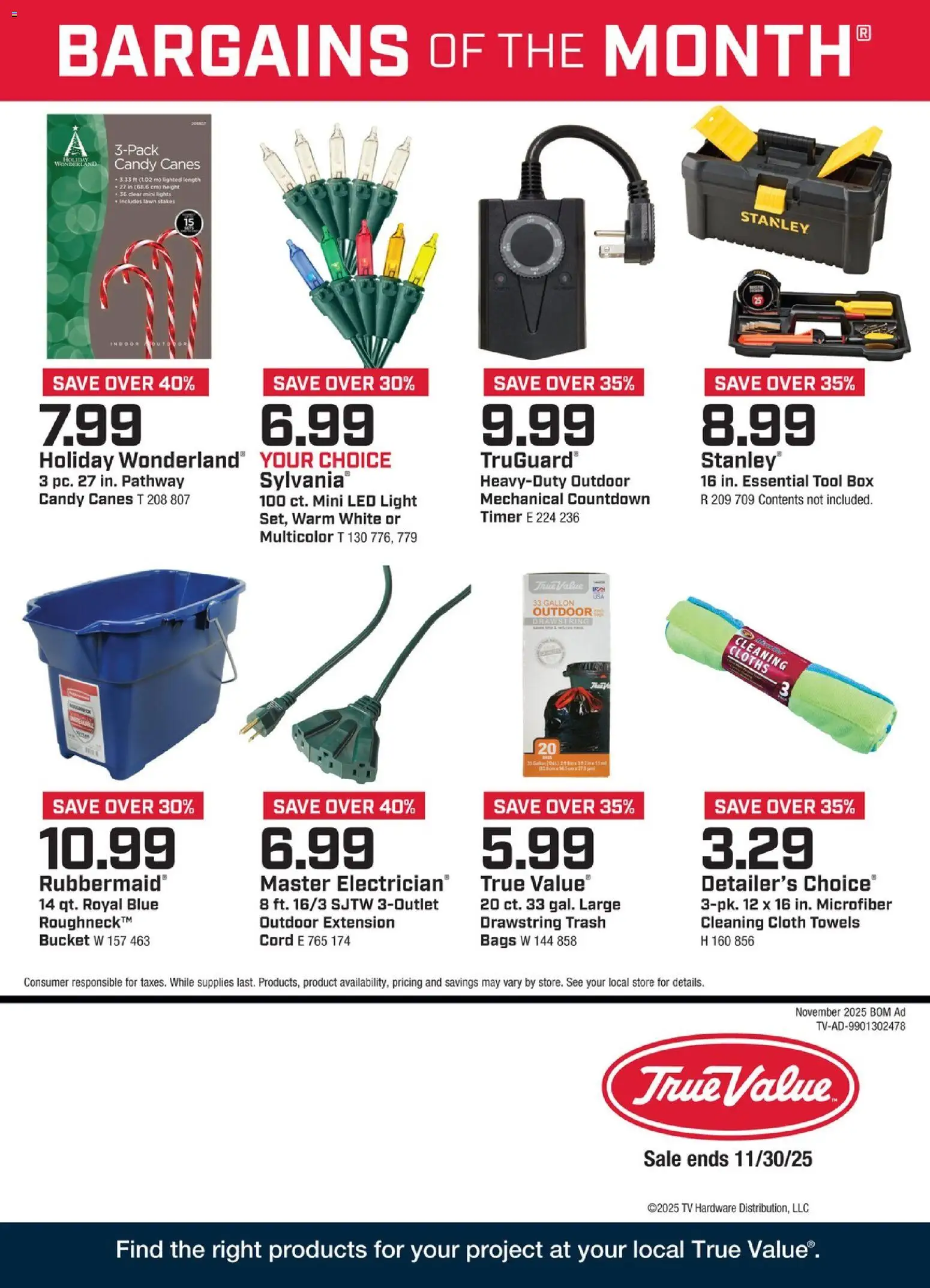 True Value - November Bargains of the Month - valid from 01.11.2025 | Page: 1