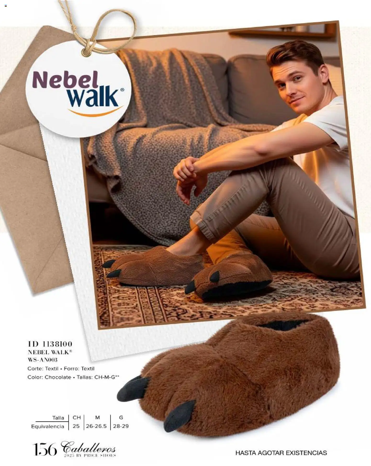 Nuevas ofertas de Price Shoes válidas en toda la República Mexicana desde el 26.11.2025. ¡Encuentra las mejores ofertas en Price Shoes catálogo Caballeros! | Página: 156 | Productos: Chocolate