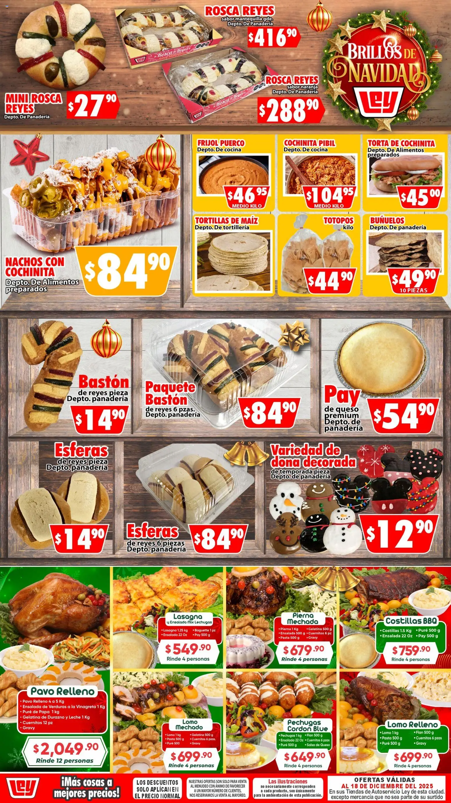 Nuevas ofertas de Casa Ley válidas en toda la República Mexicana desde el 13.12.2025. ¡Encuentra las mejores ofertas en Casa Ley folleto Más cosas a mejores precios! | Página: 1 | Productos: Papa, Durazno, Mantequilla, Cocina
