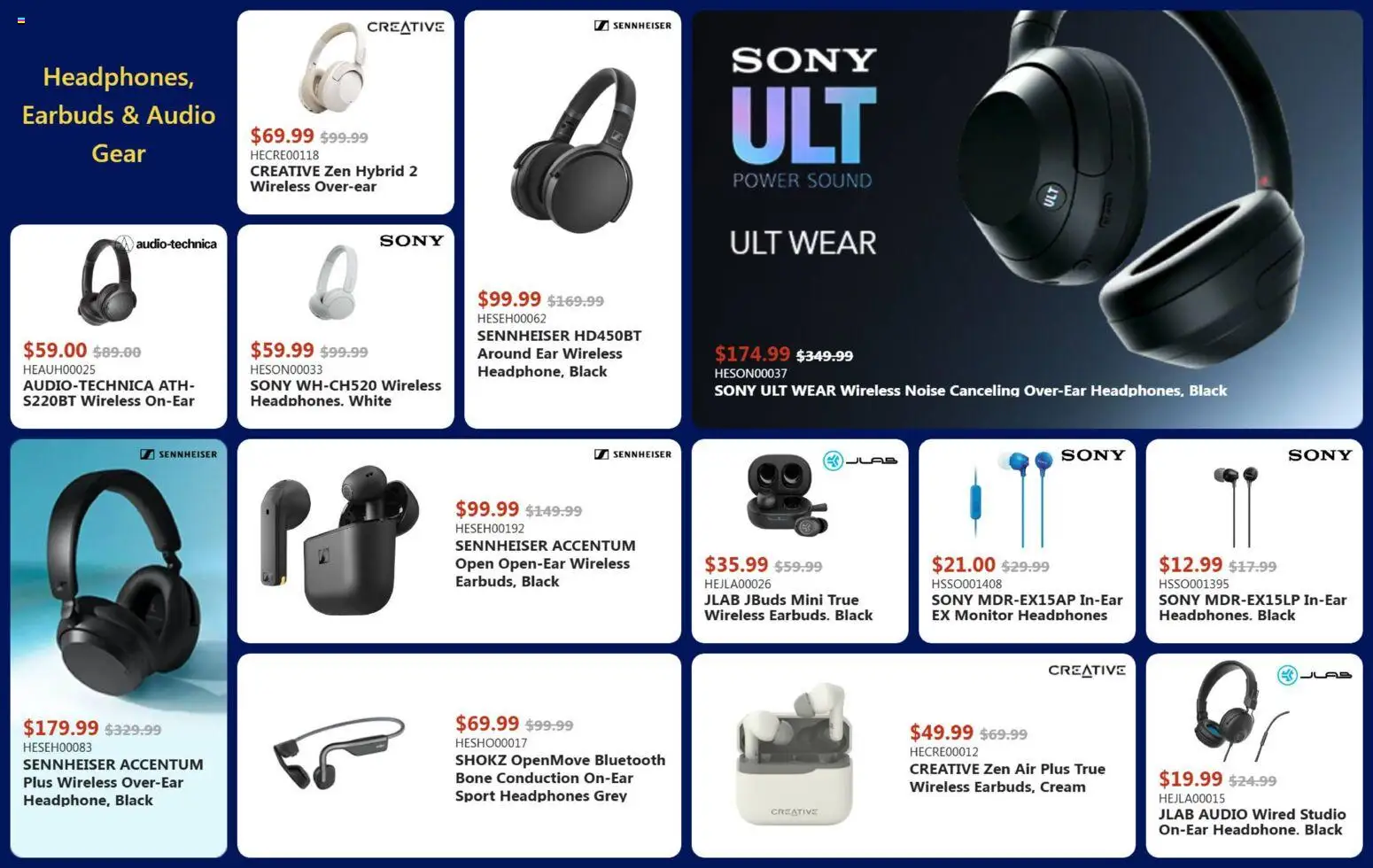 Canada Computers flyer valid from 05.12.2025 | Page: 15 | Products: Cream, Monitor, Audio, Headphones