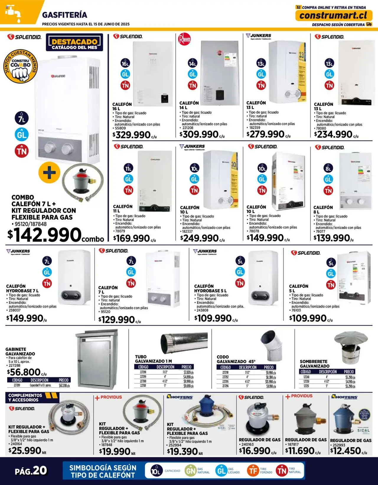 Construmart ofertas  │ válido desde el 10.06.2025 | Página: 20 | Productos: Gabinete, Agua, Flexible, Pilas