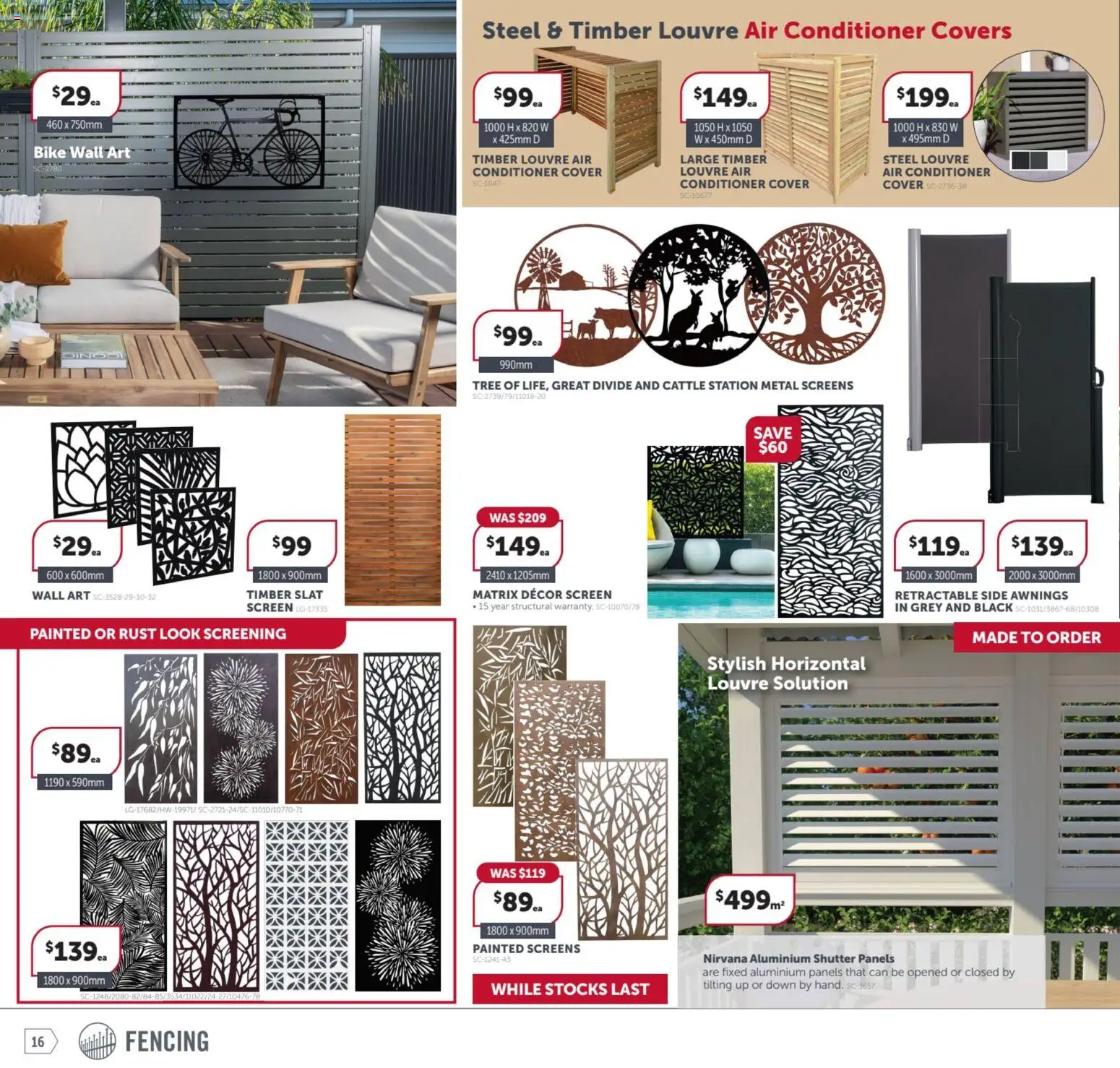 Stratco catalogue - valid from 17.04.2026 | Page: 16 | Products: Decor, Conditioner, Screen