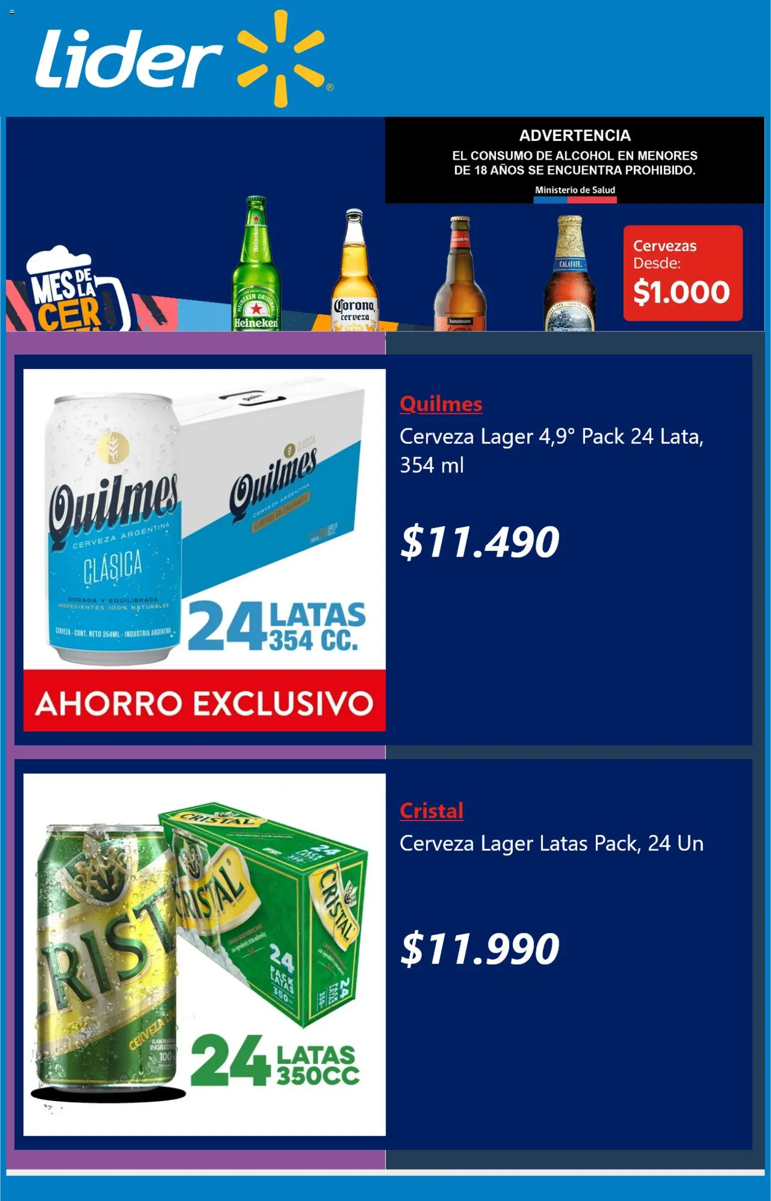 Lider ofertas  │ válido desde el 04.11.2025 | Página: 2 | Productos: Cerveza