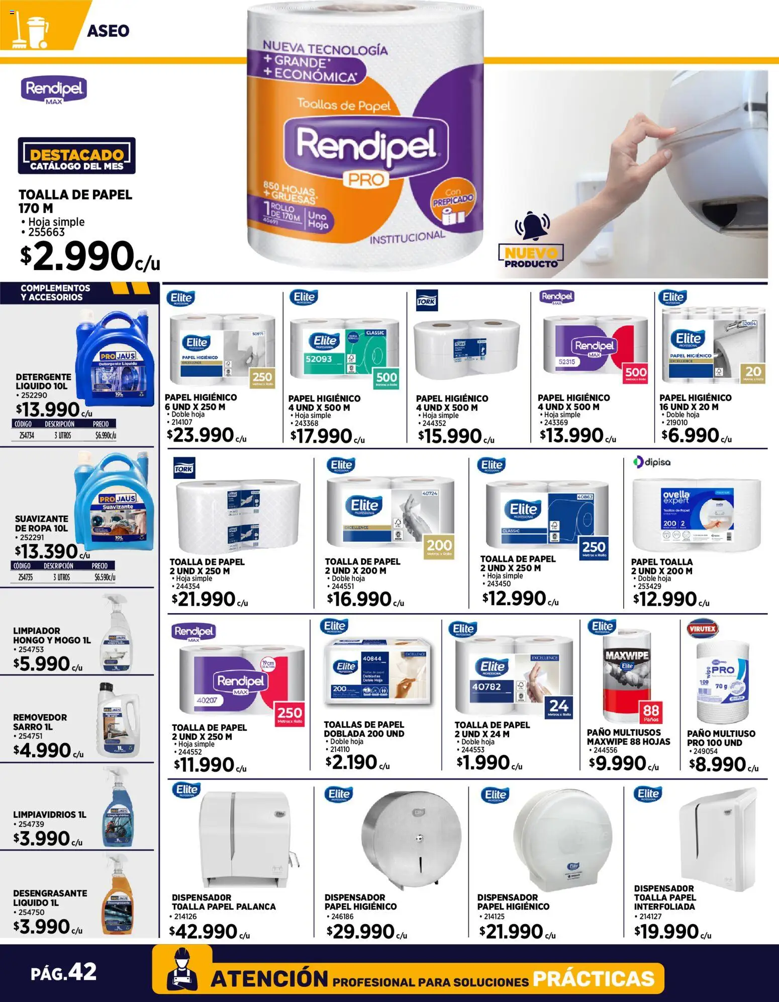 Construmart Ofertas │ válido desde el 01.12.2025 | Página: 42 | Productos: Toalla, Papel higiénico, Toallas, Ropa