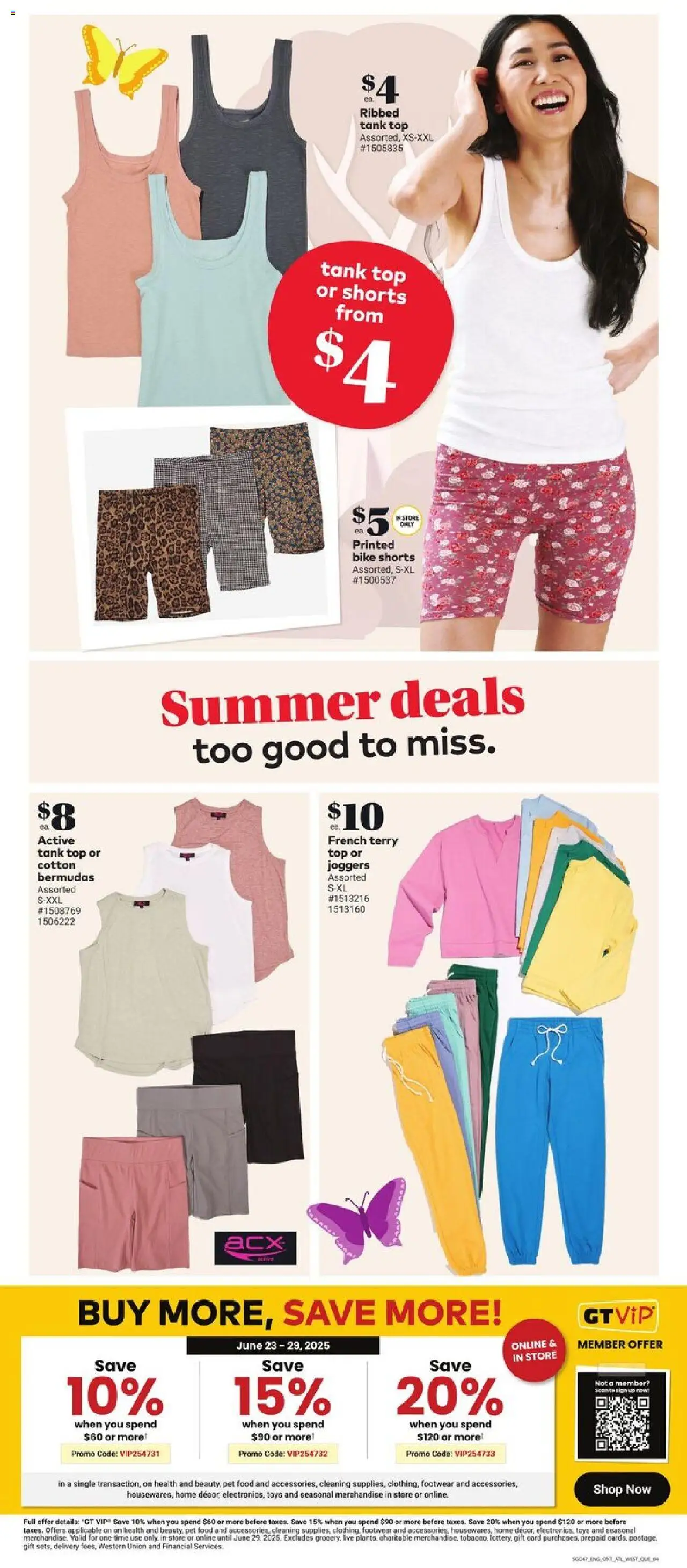 Giant Tiger flyer valid from 25.06.2025 | Page: 6 | Products: Tank top, Shorts