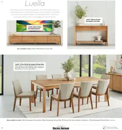Preview of Harvey Norman - Lounge & Dining Collections - valid from 12.02.2026 | Page: 4 | Products: Table, Chair, Suite, Wheat