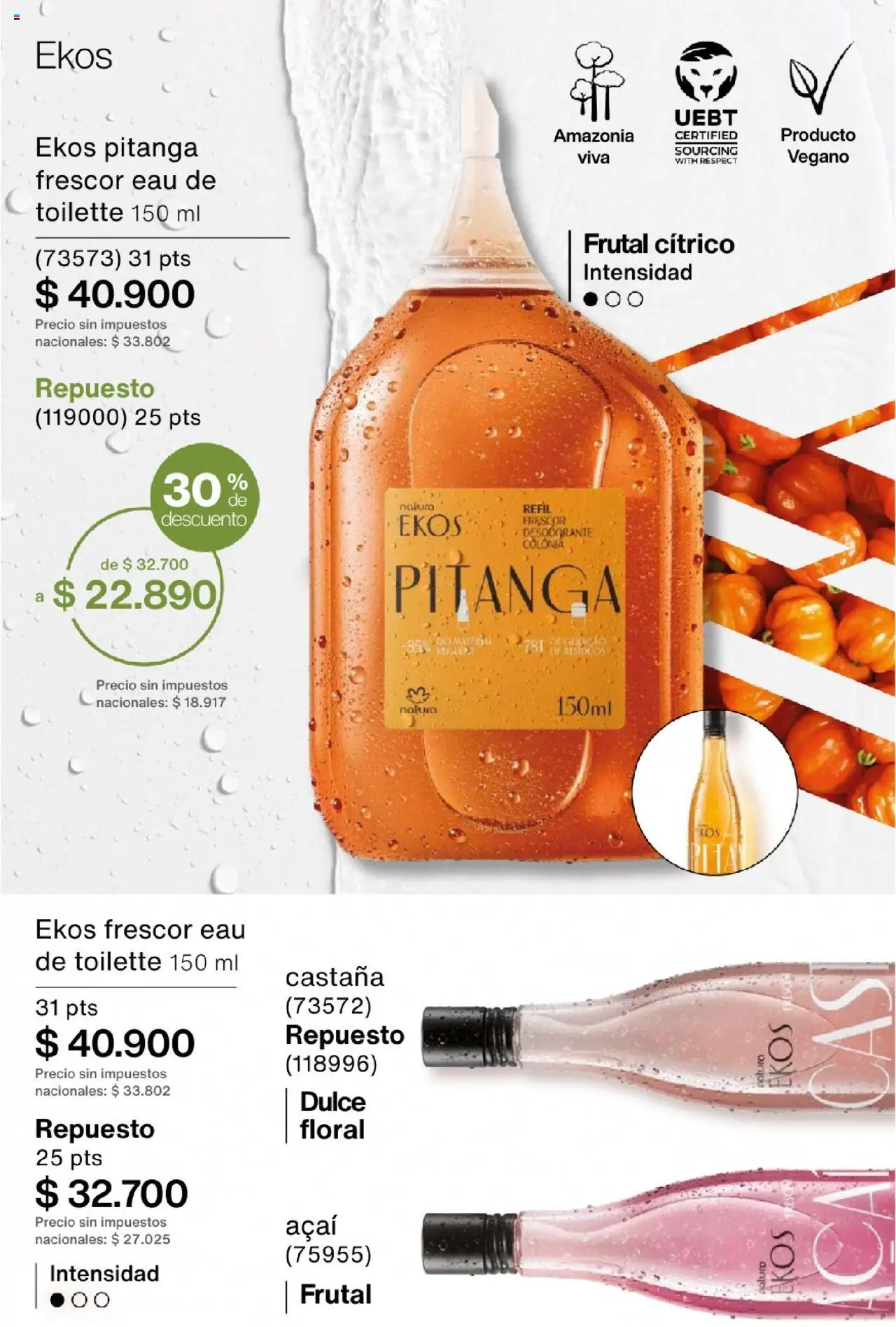 Catálogo Natura Ciclo 13 │ válido desde el 11.09.2025 | Página: 116 | Productos: Eau de toilette, Desodorante