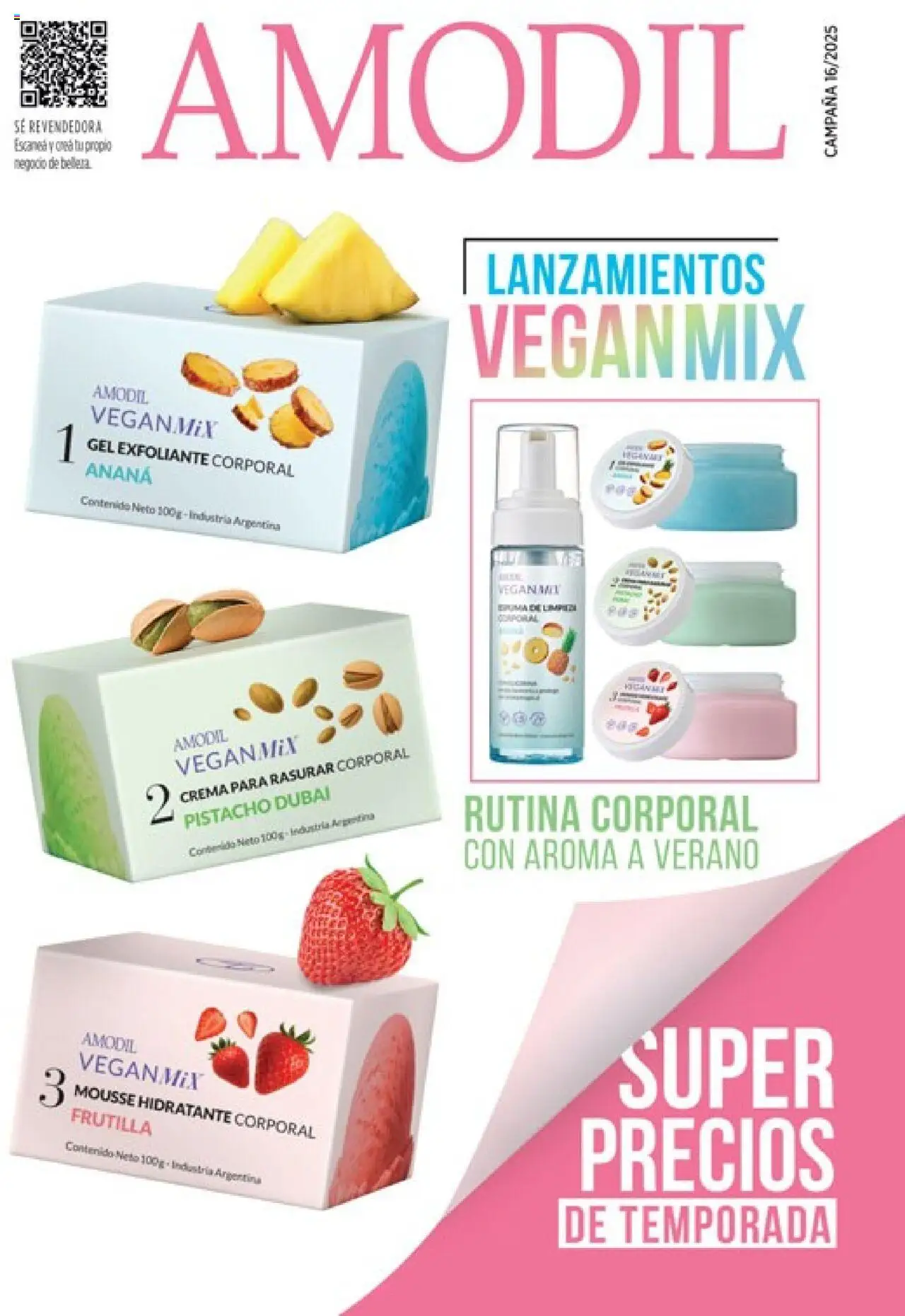 Catálogo Amodil Campaña 16 │ válido desde el 01.10.2025 | Página: 1 | Productos: Campana, Exfoliante corporal, Mousse, Crema