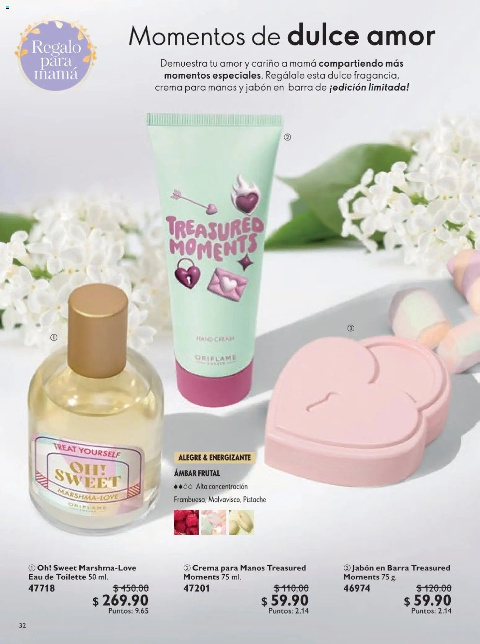 Nuevas ofertas de Oriflame válidas en toda la República Mexicana desde el 18.04.2026. ¡Encuentra las mejores ofertas en Oriflame campaña 6 2026! | Página: 32 | Productos: Crema, Barra, Eau de toilette, Jabón