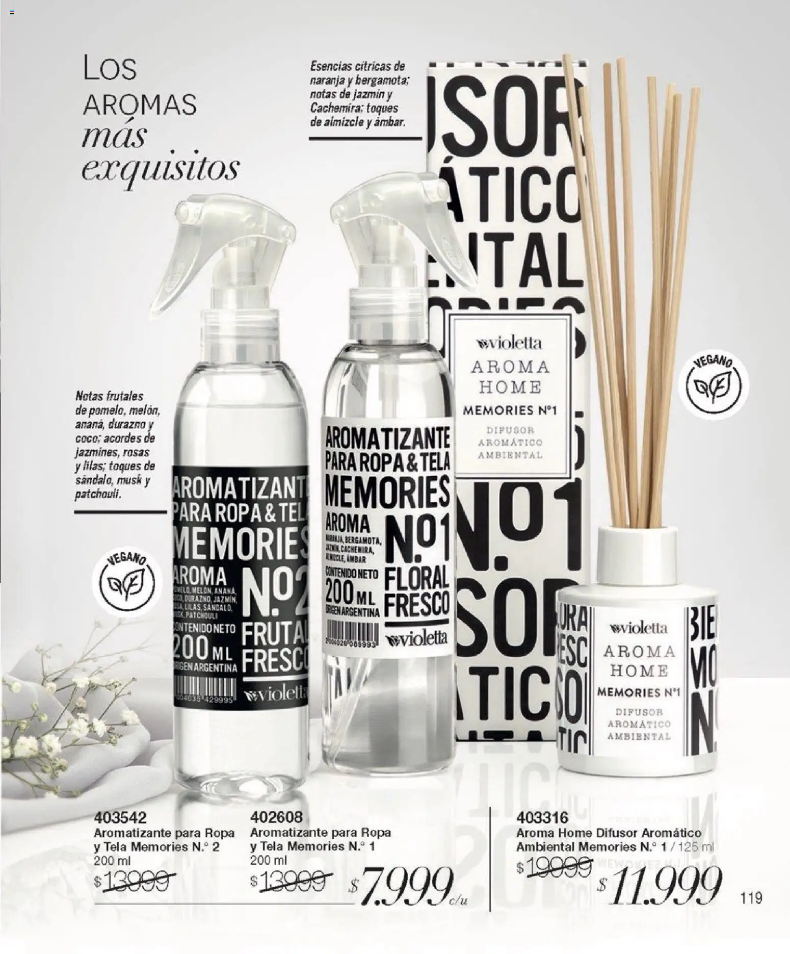 Violetta catálogo │ válido desde el 01.12.2025 | Página: 119 | Productos: Durazno, Ananá, Ropa, Esencias