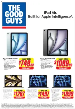Preview of The Good Guys iPad Air - valid from 15.10.2025