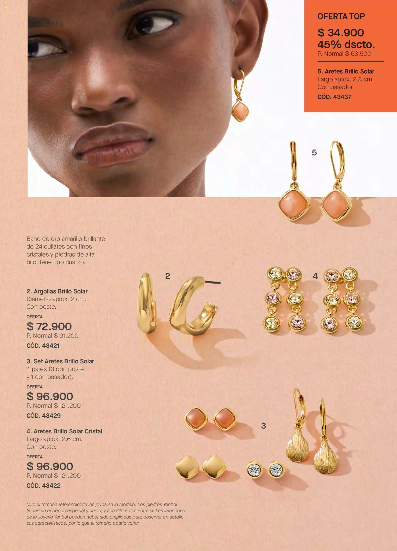 Yanbal revista - valida desde el 28.02.2026 | Página: 21 | Productos: Aretes, Brillo, Baño, Top