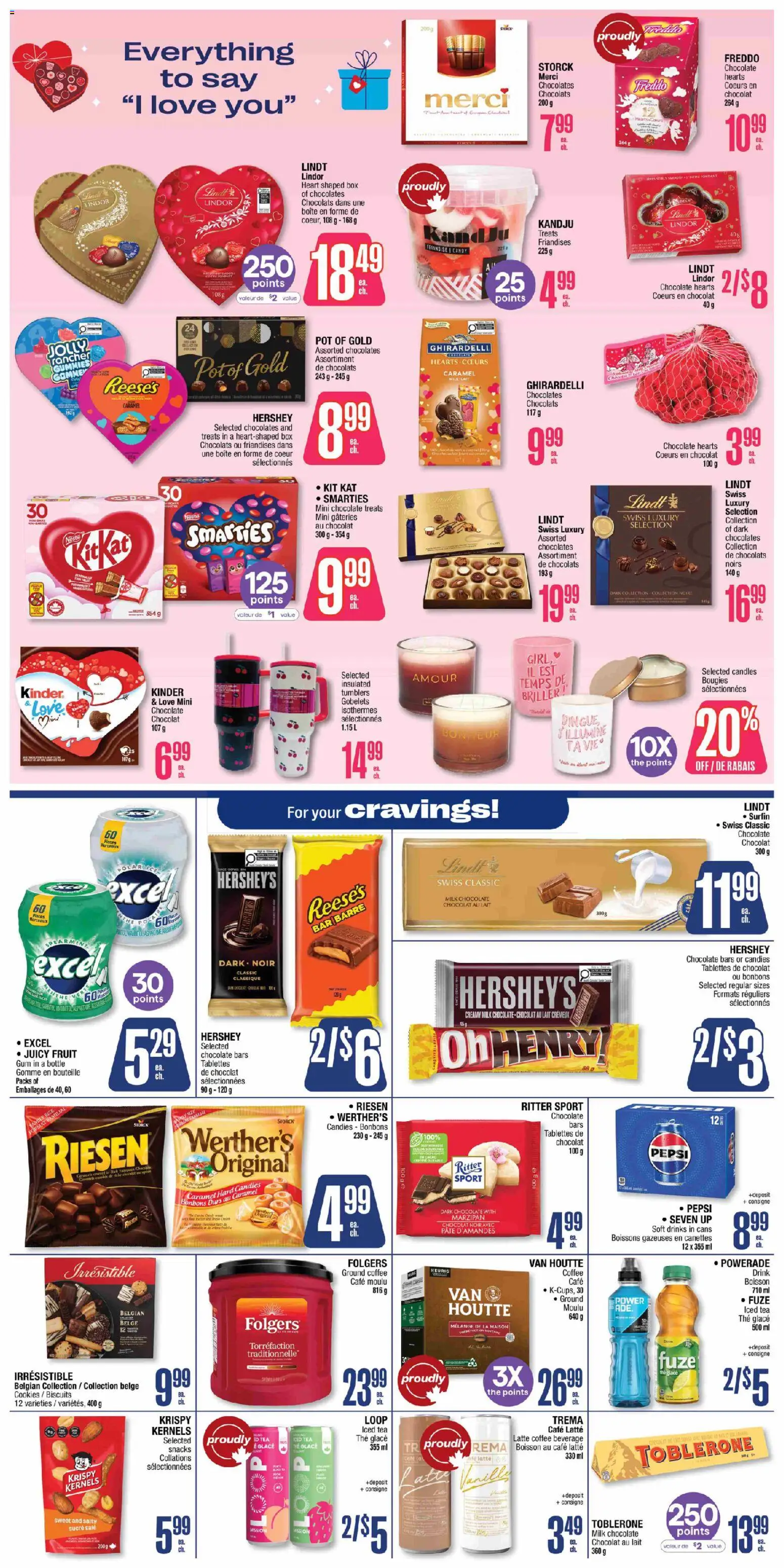 Jean Coutu flyer valid from 15.01.2026 | Page: 6 | Products: Tea, Candies, Cookies, Milk