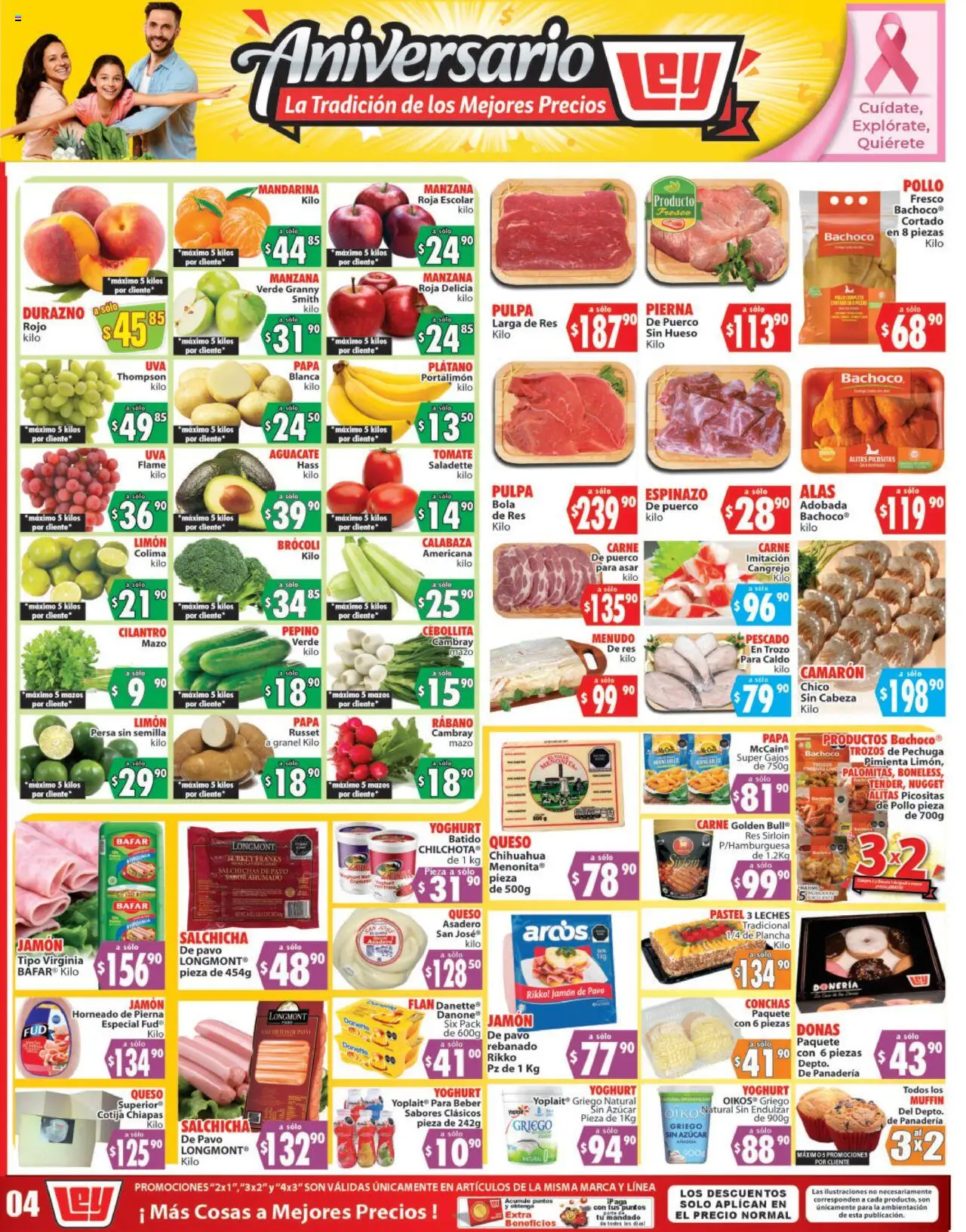 Nuevas ofertas de Casa Ley válidas en toda la República Mexicana desde el 16.10.2025. ¡Encuentra las mejores ofertas en Casa Ley - Folleto La Tradición de los Mejores Precios! | Página: 2 | Productos: Azúcar, Brocoli, Rábano, Aguacate