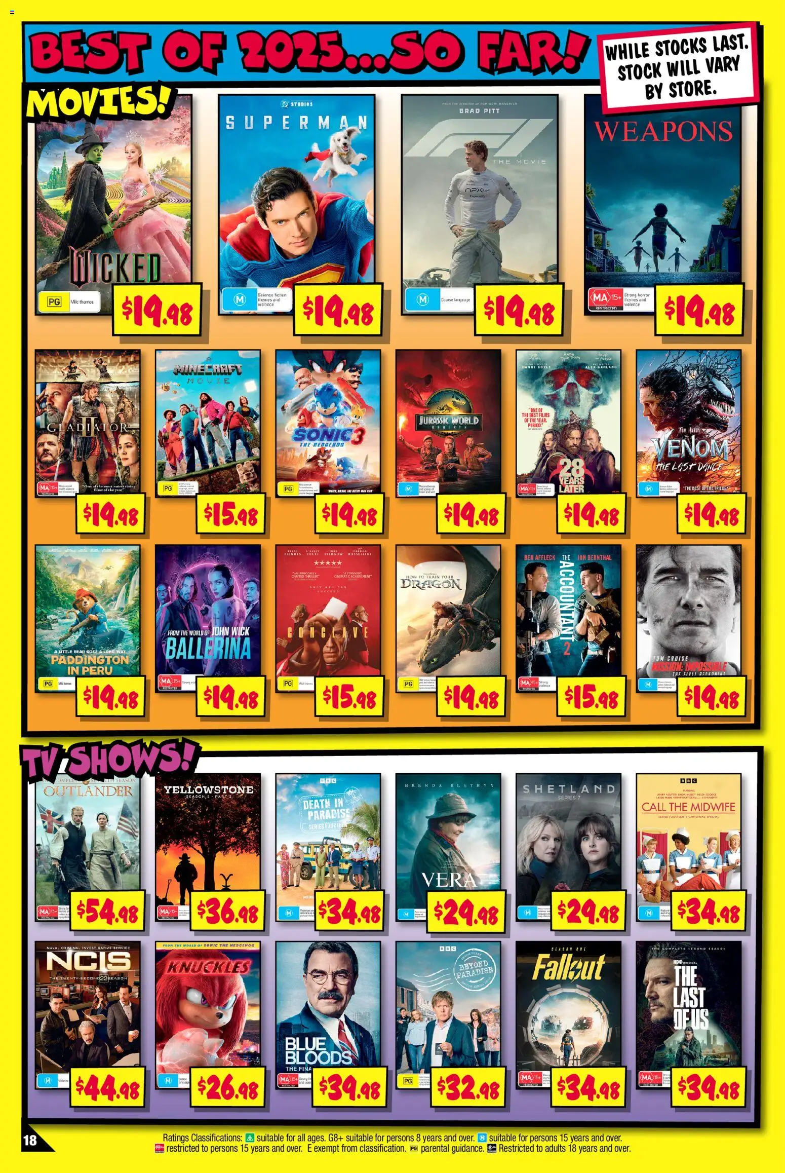 JB Hi-Fi catalogue - valid from 11.12.2025 | Page: 18 | Products: Dance, Tv