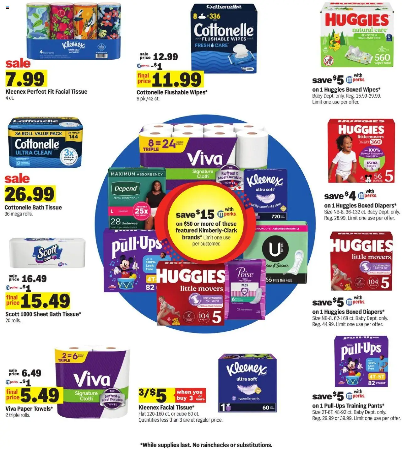 Meijer Weekly Ad - valid from 15.10.2025 | Page: 42 | Products: Rice, Pads, Underwear, Sheet
