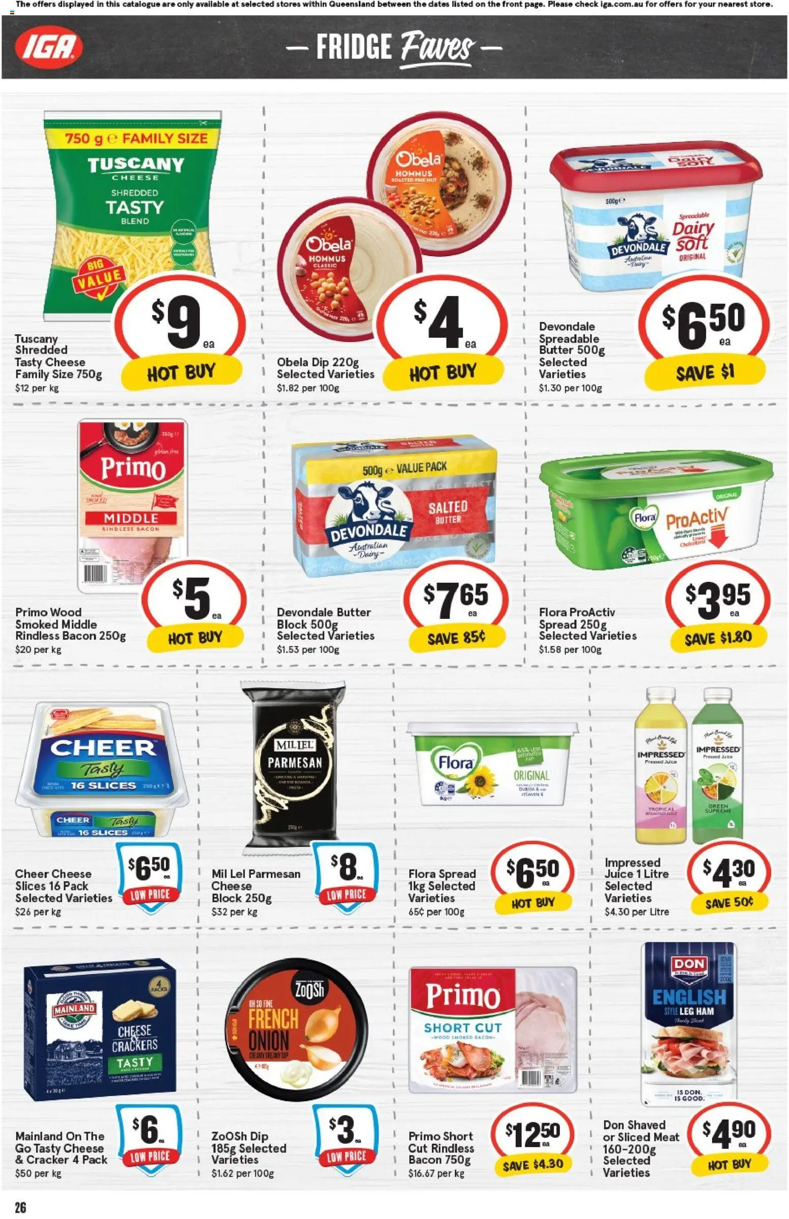 IGA catalogue - valid from 29.10.2025 | Page: 25 | Products: Crackers, Butter, Juice, Wood