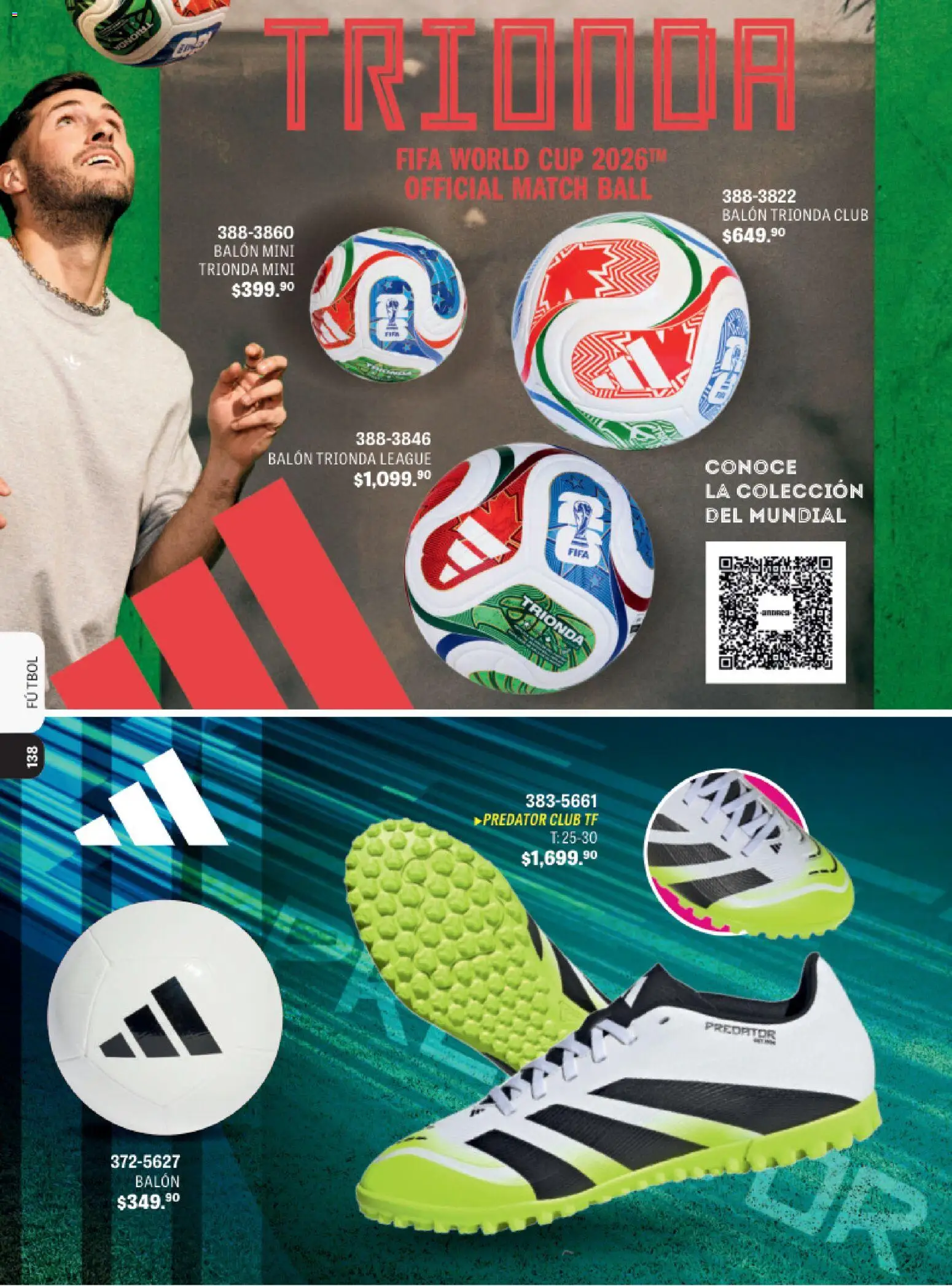 Nuevas ofertas de Andrea válidas en toda la República Mexicana desde el 31.10.2025. ¡Encuentra las mejores ofertas en Andrea catálogo Deportivo Fútbol! | Página: 3