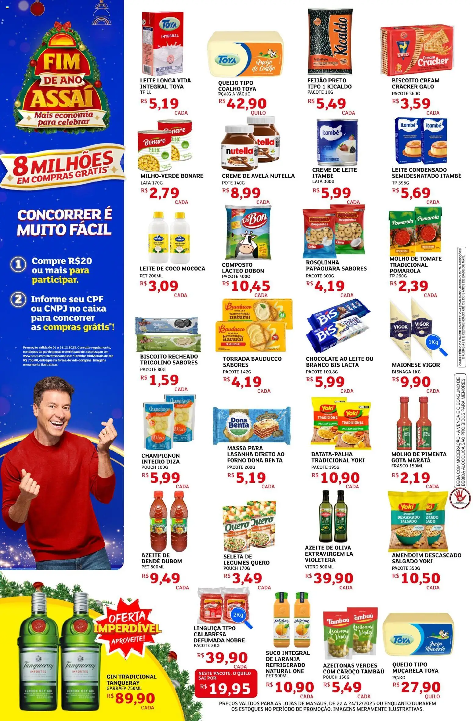 Assaí Atacadista Folheto - válido de 22.12.2025 | Página: 2 | Produtos: Coco, Maionese vigor, Champignon, Azeite