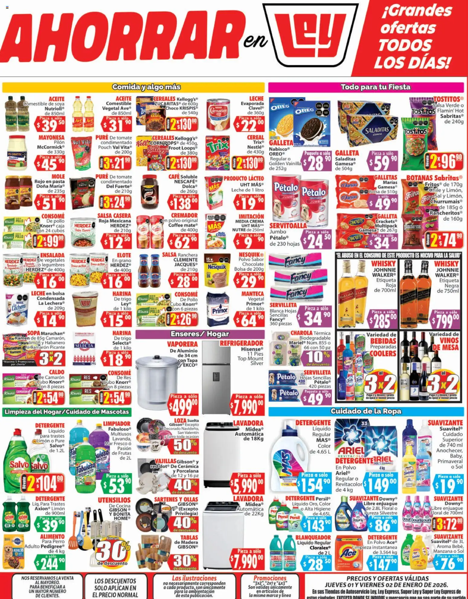 Nuevas ofertas de Casa Ley válidas en toda la República Mexicana desde el 01.01.2026. ¡Encuentra las mejores ofertas en Casa Ley folleto Autoservicio! | Página: 4