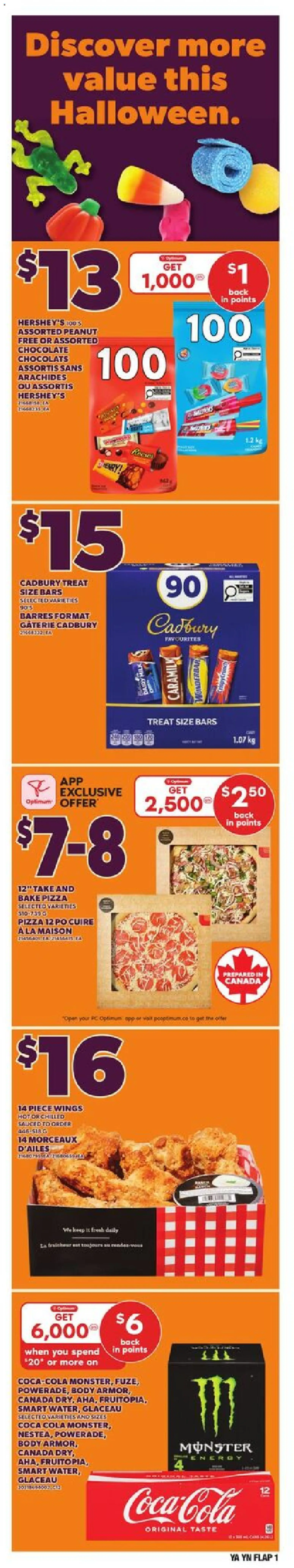Independent Grocer flyer valid from 23.10.2025 | Page: 1 | Products: PC, Chocolate, Pizza