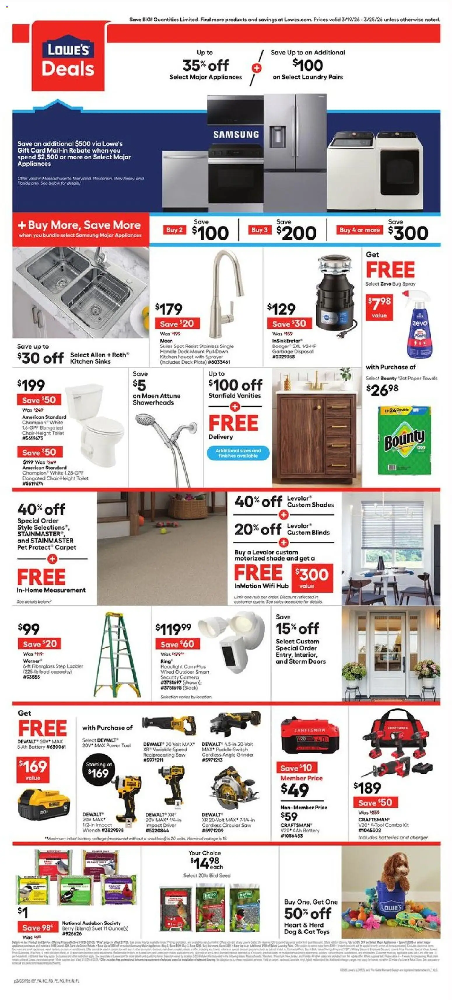 The new Lowe's flyer is now online. See all March offers on your mobile and save! | United States