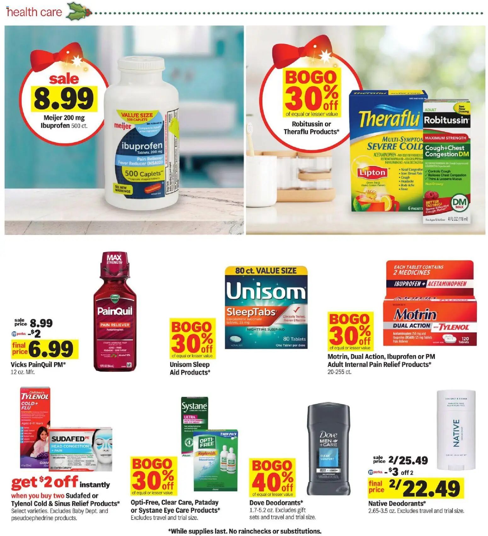 Meijer Weekly Ad - MI - valid from 10.12.2025 | Page: 32 | Products: Couch, Tea, Salt, Tablet