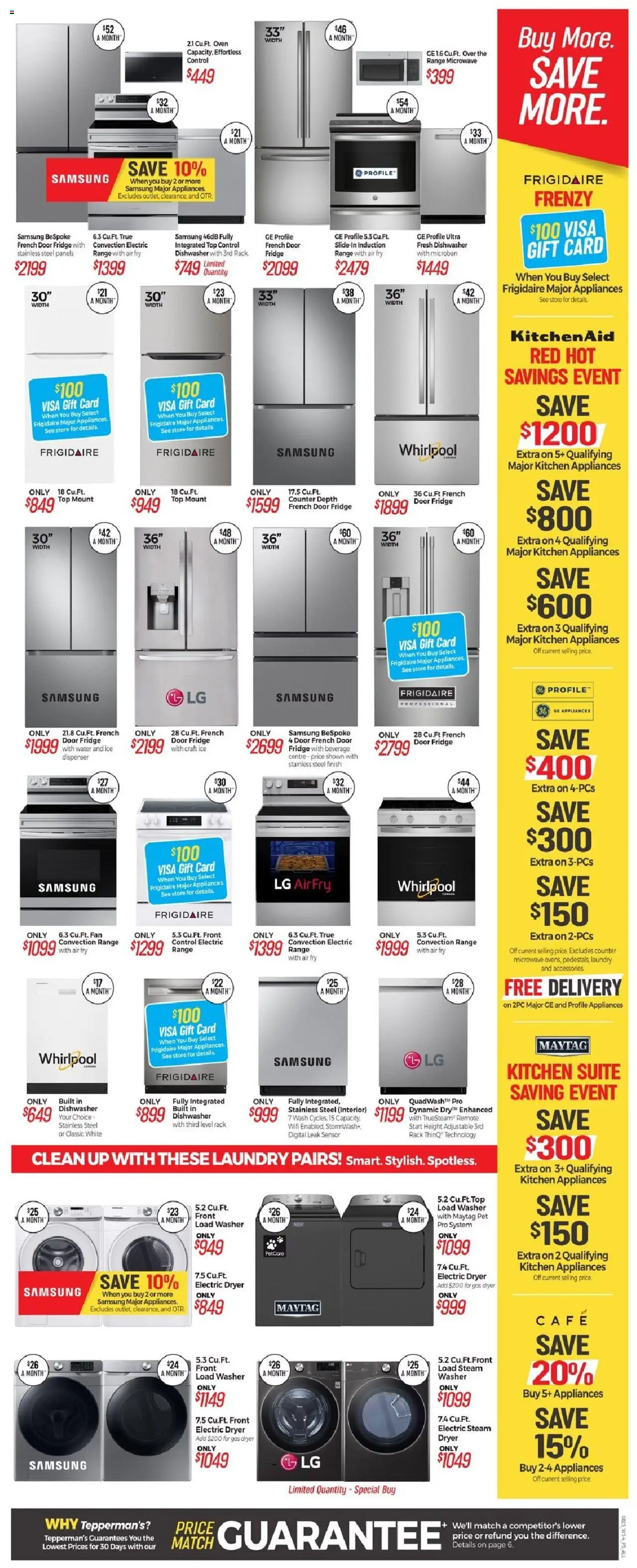 Tepperman's flyer valid from 14.08.2025 | Page: 11 | Products: Dryer, Oven, Dishwasher, Fan