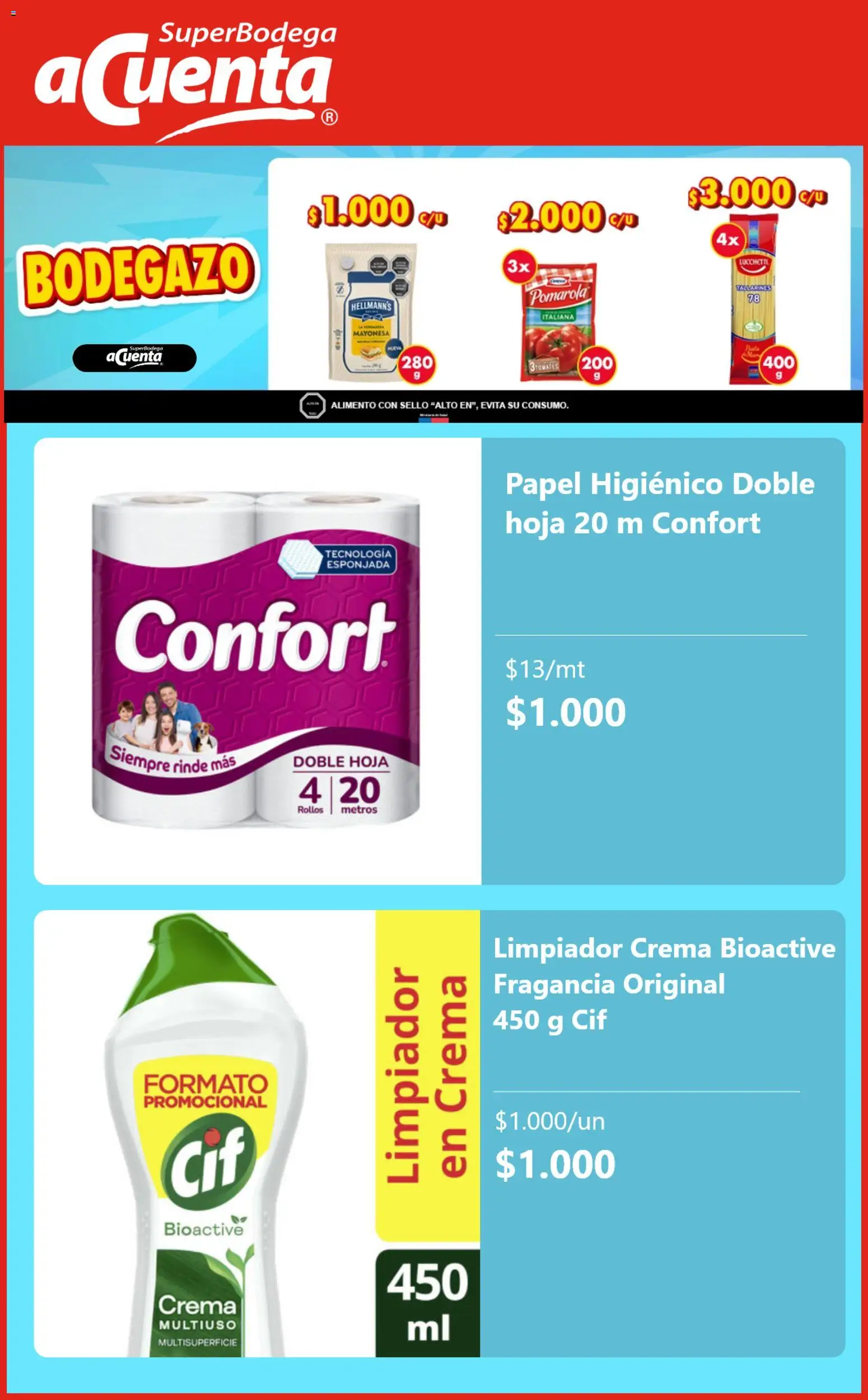 Super Bodega aCuenta ofertas  │ válido desde el 05.11.2025 | Página: 3 | Productos: Limpiador, Papel higiénico, Fragancia, Mayonesa