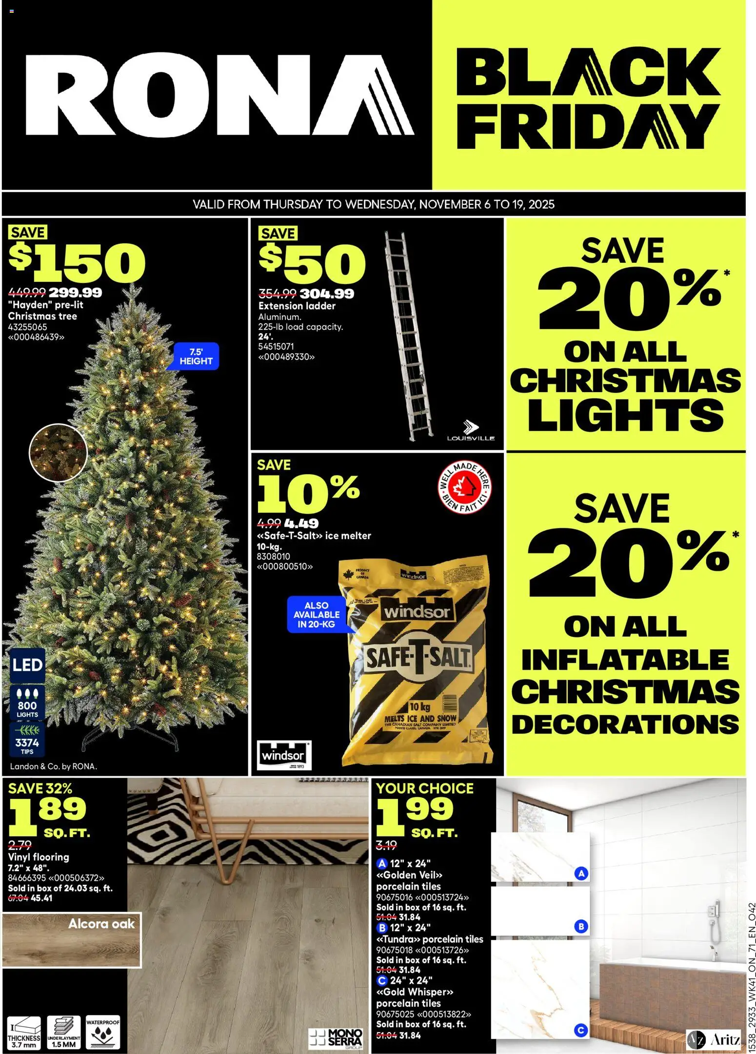 Rona flyer valid from 06.11.2025 | Page: 1