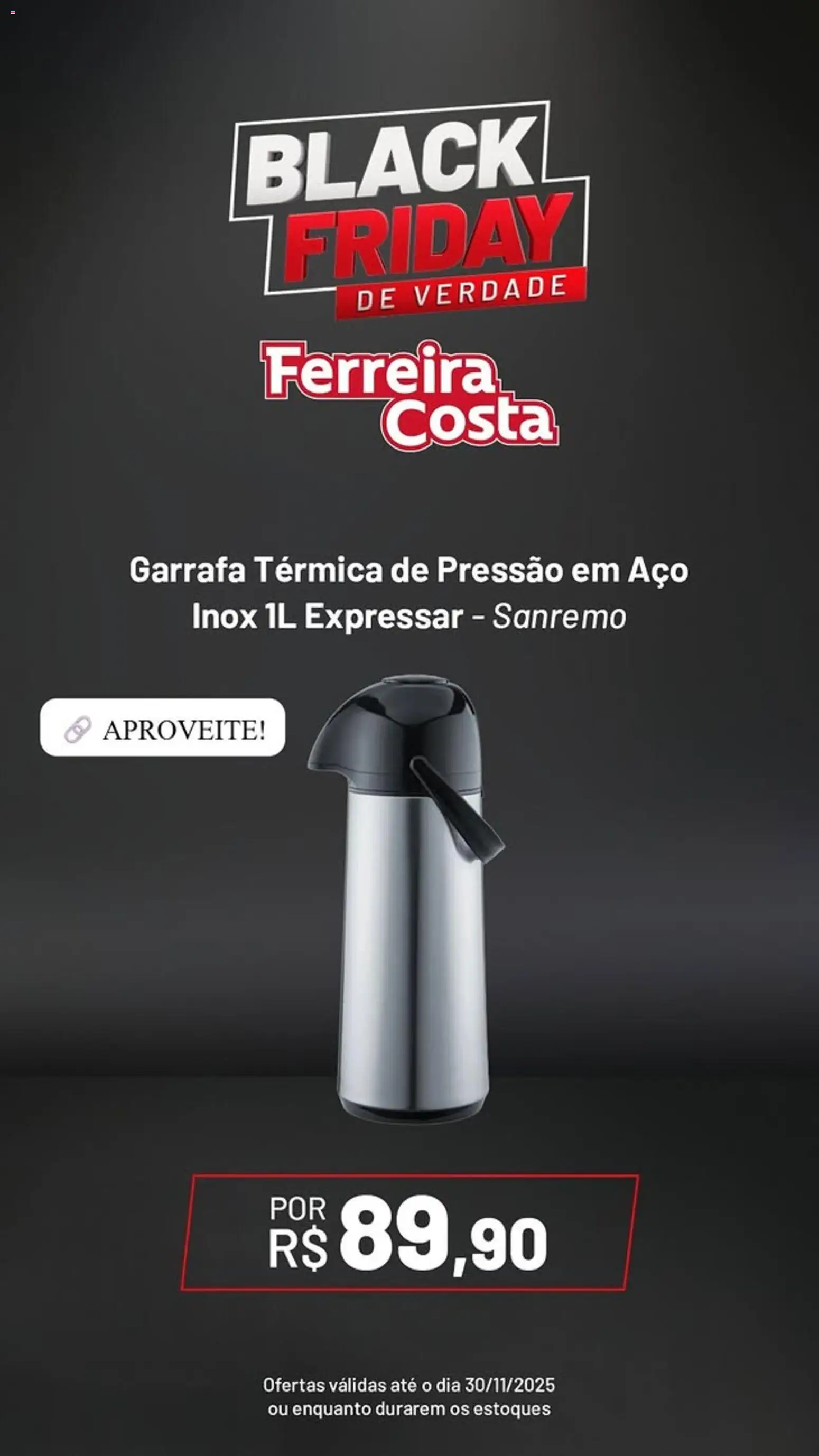 Ferreira Costa Folheto - válido de 26.11.2025 | Página: 7 | Produtos: Garrafa térmica