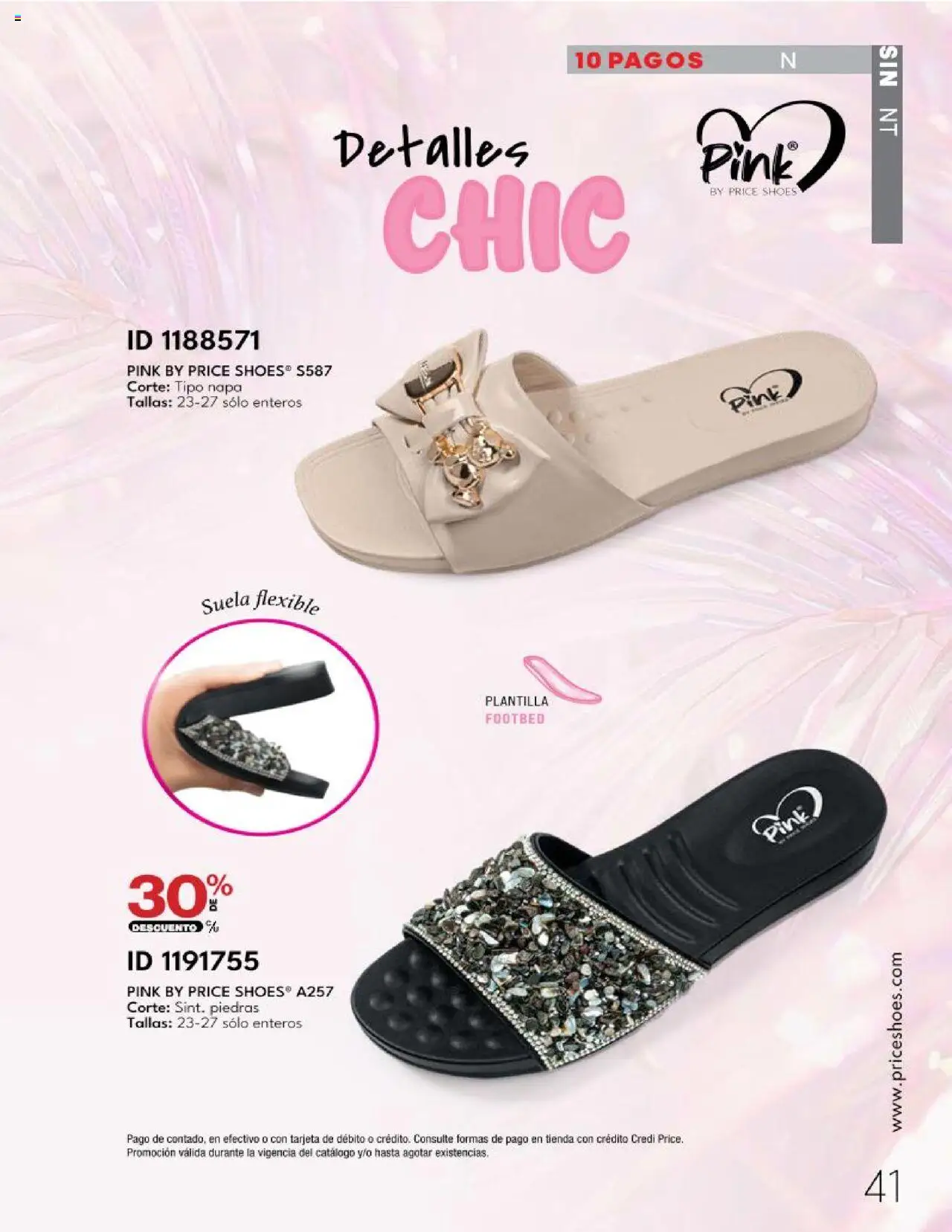 Nuevas ofertas de Price Shoes válidas en toda la República Mexicana desde el 28.04.2025. ¡Encuentra las mejores ofertas en Price Shoes catálogo Calzado PV 2025! | Página: 41 | Productos: Flexible