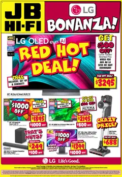 Preview of JB Hi-Fi LG Bonanza  - valid from 21.08.2025