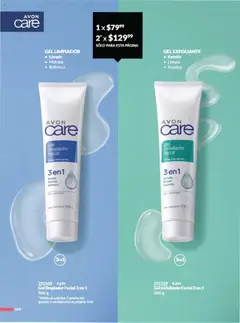 Nuevas ofertas de AVON válidas en toda la República Mexicana desde el 09.08.2025. ¡Encuentra las mejores ofertas en GEL LIMPIADOR, Limpia, Hidrata, Refresca! | Página: 153 | Productos: Exfoliante facial, Limpiador, Limpiador facial