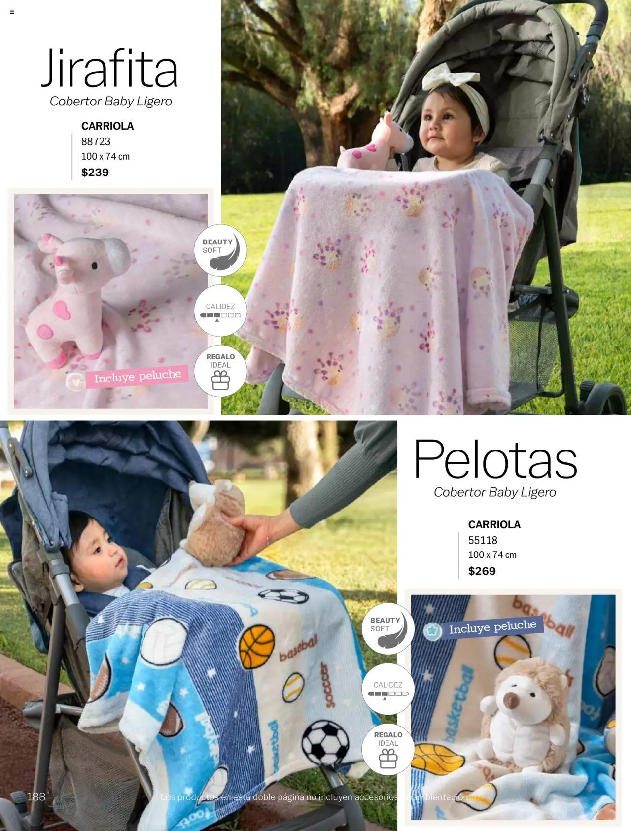 Nuevas ofertas de Vianney válidas en toda la República Mexicana desde el 15.08.2025. ¡Encuentra las mejores ofertas en Vianney - Catálogo Invierno! | Página: 190 | Productos: Carriola, Cobertor