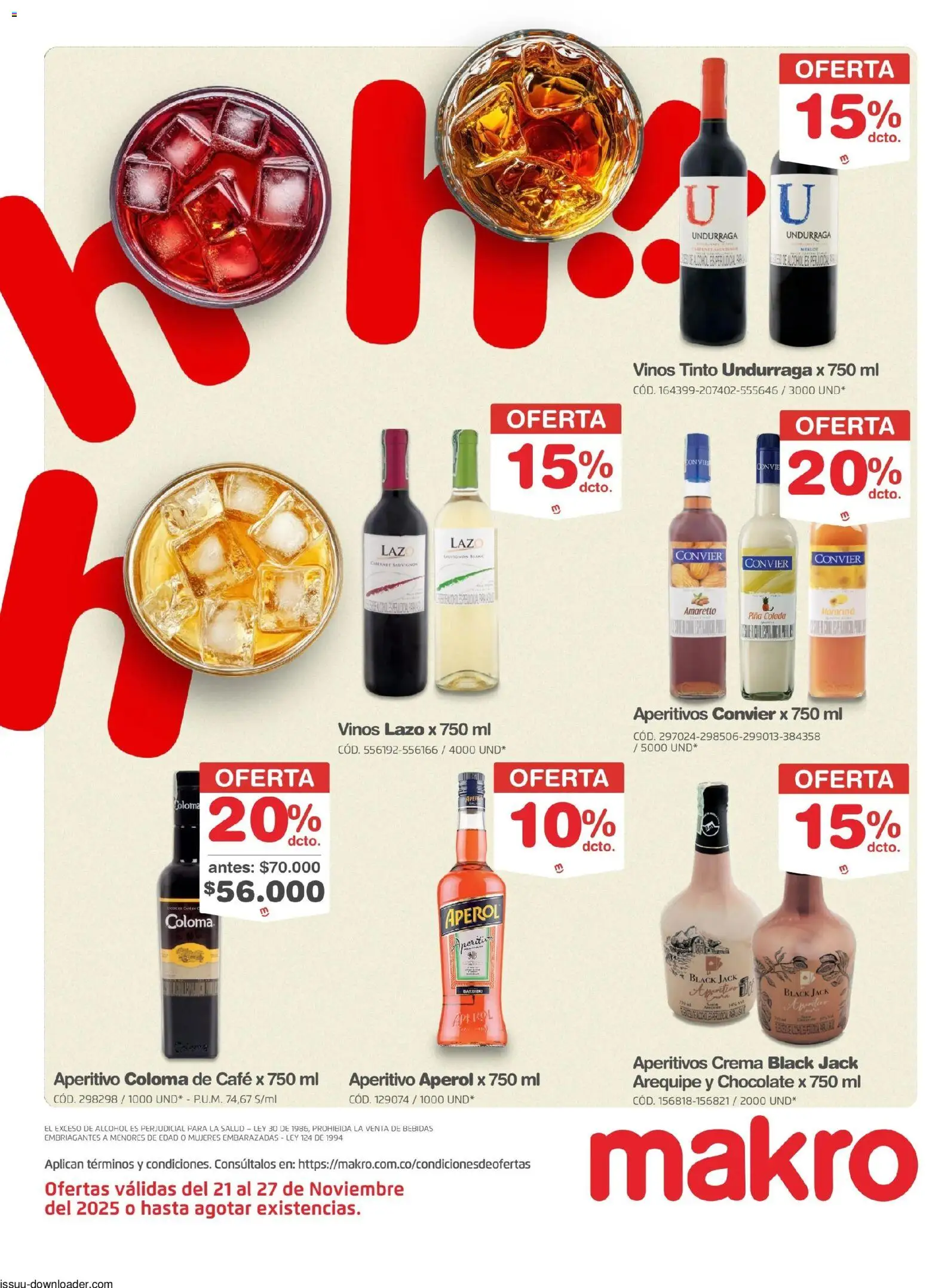 Makro revista - valida desde el 21.11.2025 | Página: 4 | Productos: Piña, Arequipe, Chocolate, Tintura