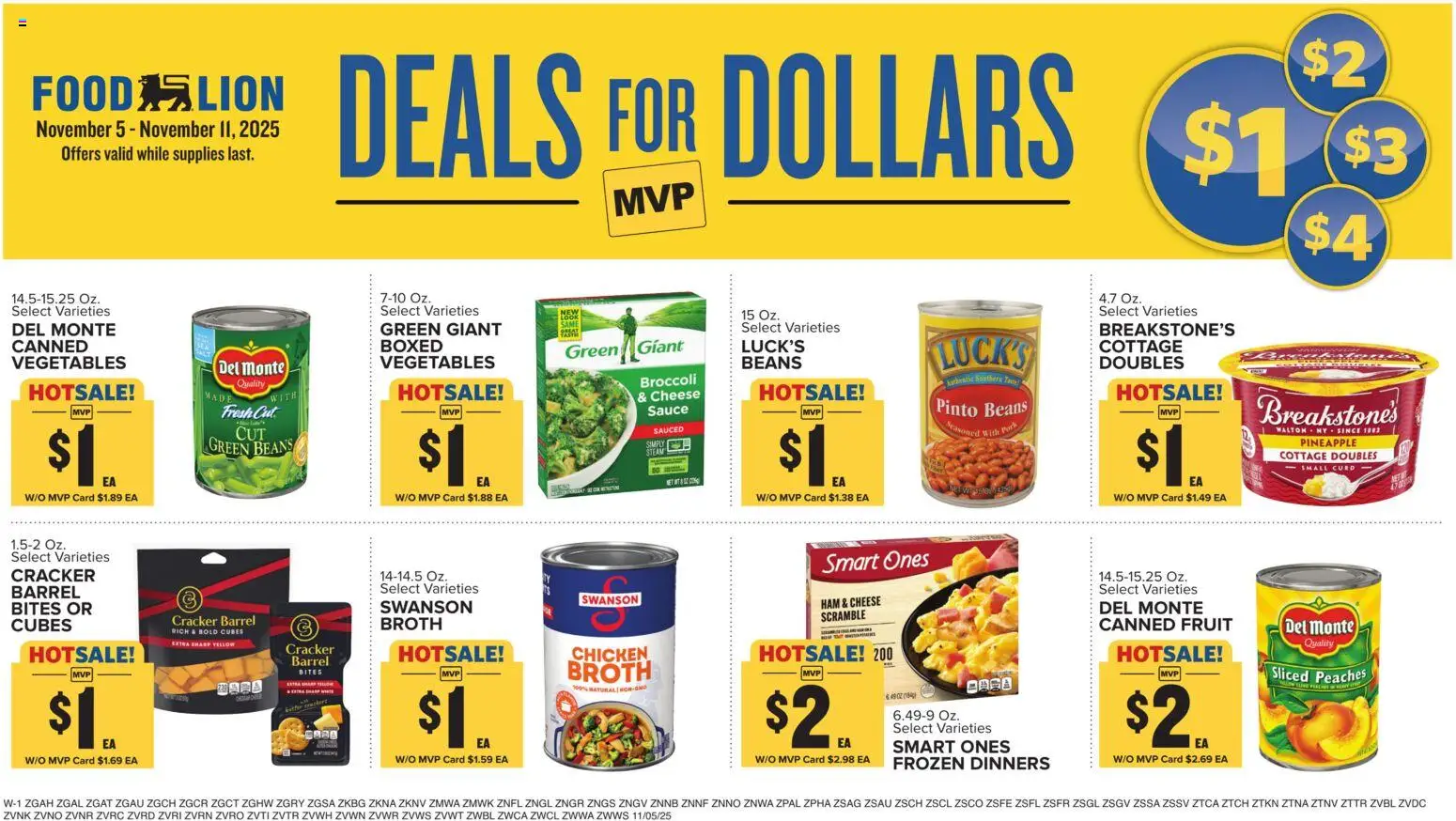 Food Lion Weekly Ad - valid from 05.11.2025 | Page: 15 | Products: Broccoli, Peaches, Ham, Vegetables