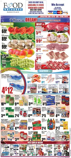 Preview of Food Universe weekly ads valid from 16.01.2026