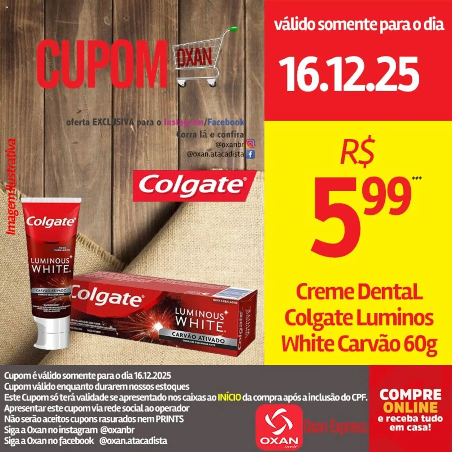 Oxan Atacadista Folheto - válido de 16.12.2025 | Página: 13 | Produtos: Creme, Creme dental