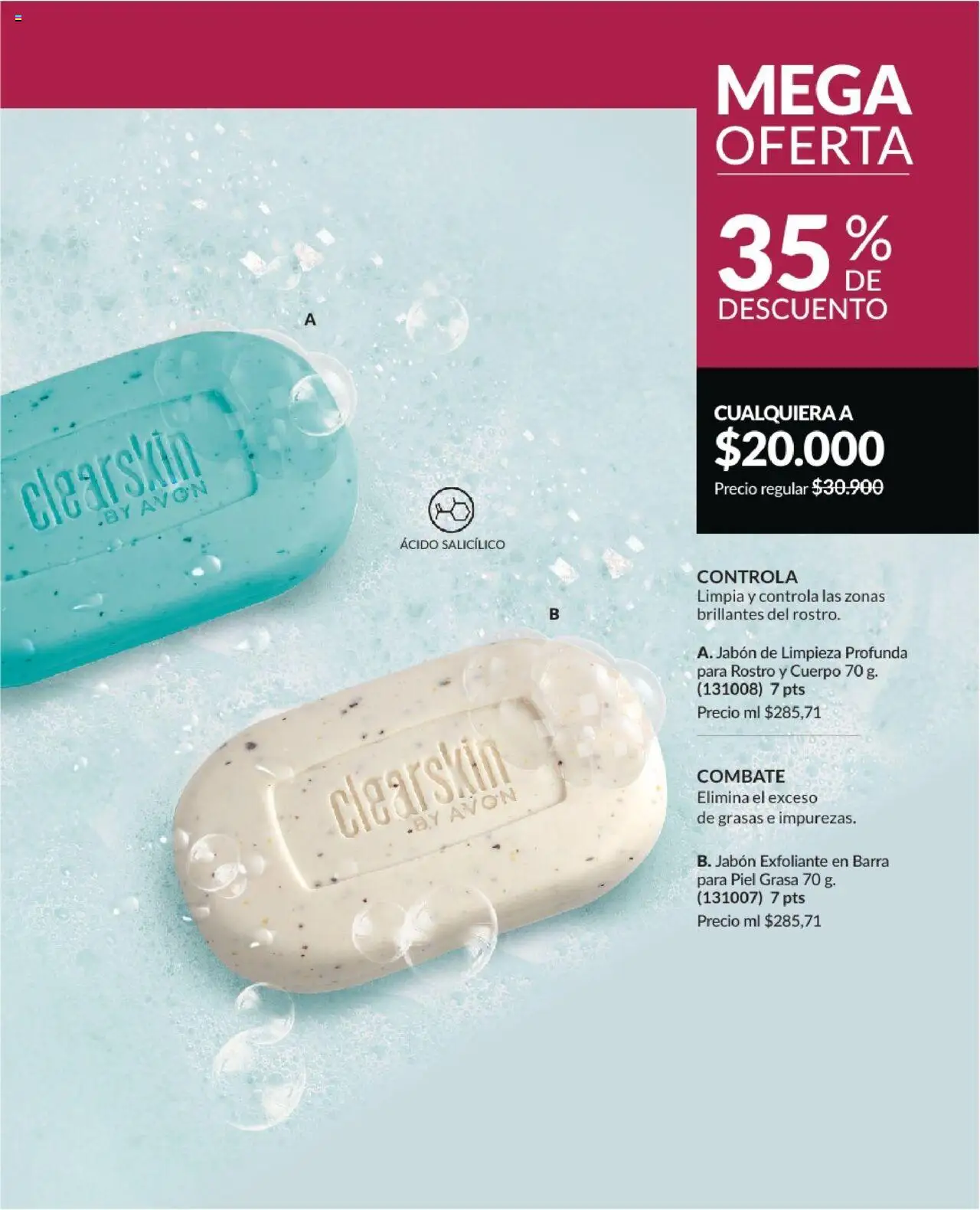 Avon revista - valida desde el 01.08.2025 | Página: 123 | Productos: Jabón